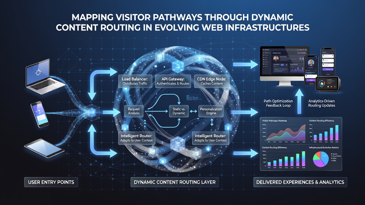 Visualization of pathway divergence after infrastructure migration to dynamic routing